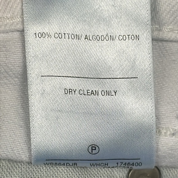 Hudson Jeans Lulu Skirt Denim Jean Mini 2 Tone Summer Beach Blue White Sz 24 - Picture 12 of 13